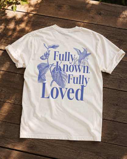 Fully Known, Fully Loved Christian T-Shirt | Faith-Based Women’s Tee