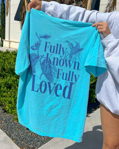 Fully Known, Fully Loved Christian T-Shirt | Faith-Based Women’s Tee