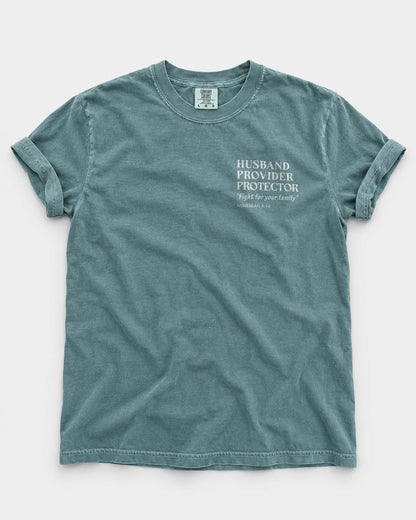 Husband Provider Protector | Nehemiah 4:14 | Minimalist Design