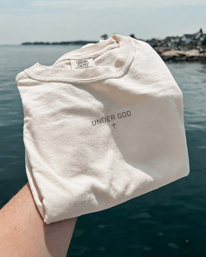 Under God™ Minimalist Christian T-Shirt | Premium Tee for Men