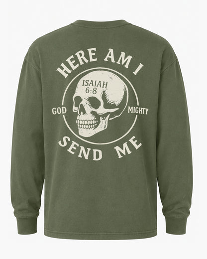 Here Am I, Send Me | Isaiah 6:8 Long Sleeve Shirt
