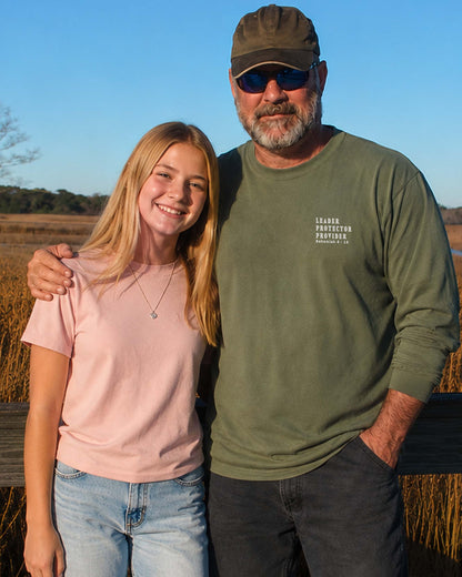 Leader • Protector • Provider | Nehemiah 4:14 MInimalist Long Sleeve Shirt