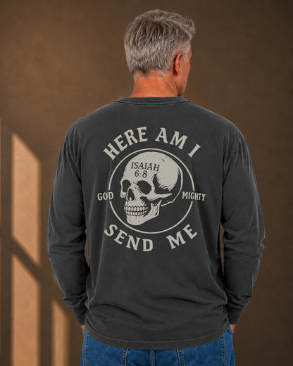 Here Am I, Send Me | Isaiah 6:8 Long Sleeve Shirt