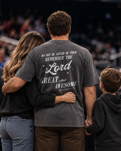 Remember the Lord – Nehemiah 4:14 Christian T-Shirt