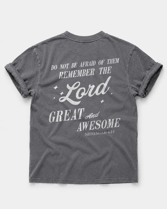 Remember the Lord – Nehemiah 4:14 Christian T-Shirt