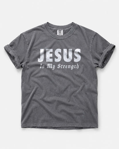 Jesus Is My Strength – Christian Men T-Shirt