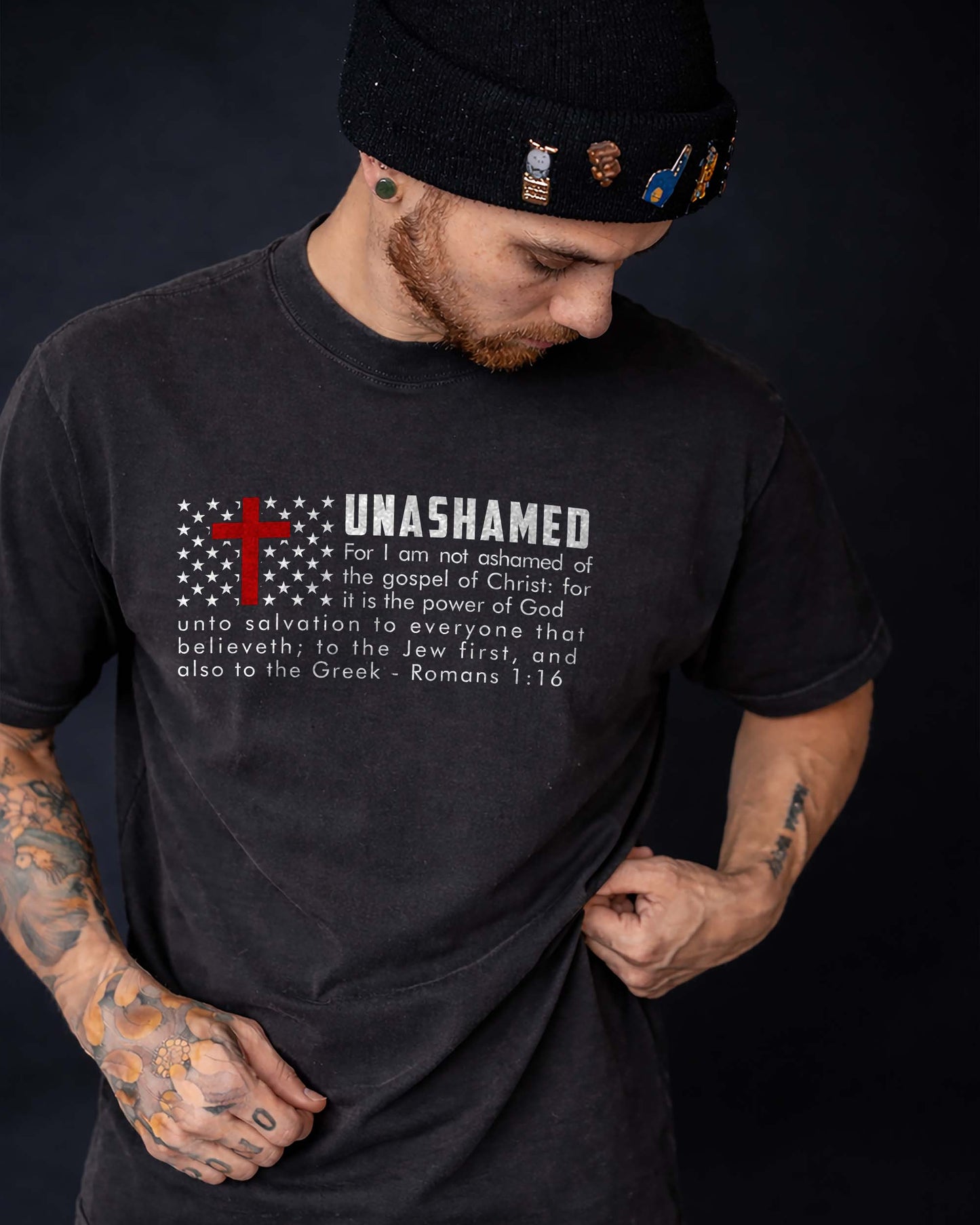 Unashamed Shirt, Romans 1:16 Christian Tee, Faith Based Shirt
